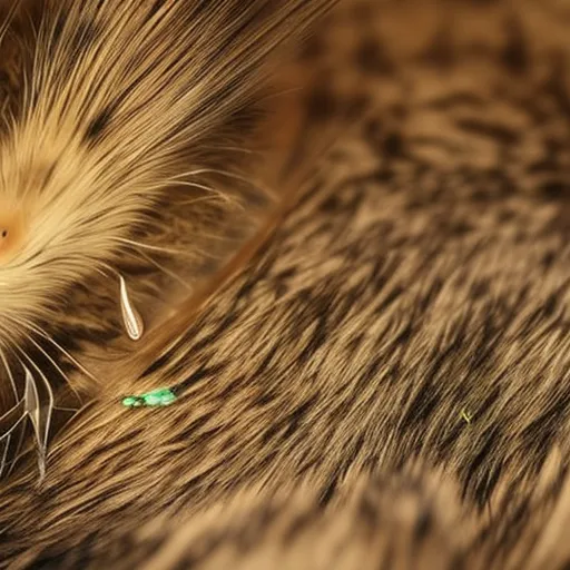 

This image shows a close-up of a dog's fur, with a magnifying glass highlighting a flea. The image illustrates the article by demonstrating the need to take action against parasites in order to protect our pets from fleas, ticks